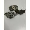 Image 1 : 3 Belt Buckles - 2 Harley Davidson - 1 Unknown - Harley Davidson 2008 Made in Taiwan