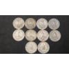 Image 7 : Assorted Years/Mint Marks 90% Silver Washington Quarters - Face Value: $2.50