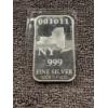 Image 2 : Limited Edition New York One Troy Ounce .999 Fine Silver Bar - Mint Condition