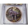 Image 2 : ICG MS70 UHR T-Rex Copper Round One AVDP Ounce .999 Fine Copper 