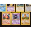 Image 2 : TEN Vintage 1999 ORIGINAL BASE SET Pokemon Trading Cards Ft. Gastly, Vulpix & MORE!