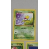 Image 3 : (3) Vintage 1st Edition Pokémon Trading Cards From The 1999 Jungle Set FT Oddish