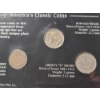 Image 13 : Three Assorted Coin Displays Ft. WWII Silver Nickel Set, 1909 VDB Penny & America's Classic Coins