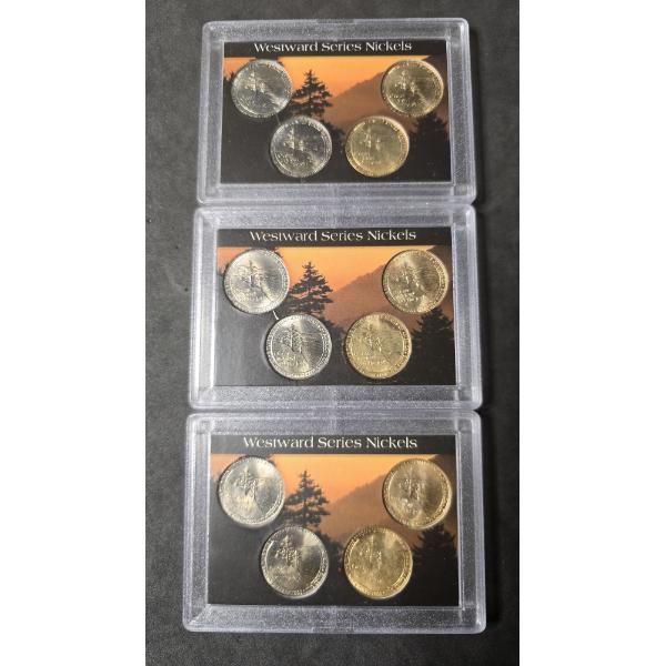 (3) Sets of Westward Series Nickels