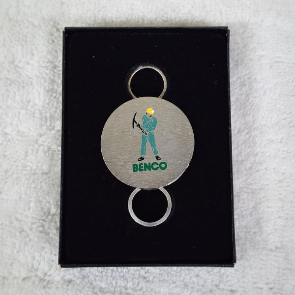 Vintage New In Box Zippo Branded Key Holder Featuring Coal Miner Design 