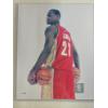 Image 1 : NBA Official LeBron James Rookie Year 8x10 Promotional Photo