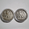 Image 4 : Two 90% Silver Walking Liberty Half Dollars ~ 1942 & 1941-D ~ $1.00 Face Value