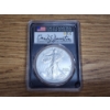 Image 1 : PCGS MS70 2021 Silver American Eagle T-2 - Signed - 1 oz .999 Fine Silver