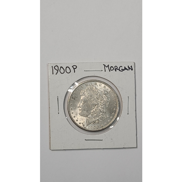 United States 1900-P Morgan 90% Silver Dollar - Mint Condition