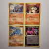 Image 1 : Four Assorted Vintage Delta Species Pokemon Trading Cards ~ Including Seadra, Shelgon & More!