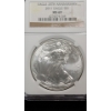 Image 2 : NGC Eagle 25th Anniversary 2011 MS 69 1 Troy Ounce 99.9% Silver American Eagle 