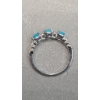 Image 9 : Women's Sterling Silver 16" Necklace, Size 7 Ring & Earrings Set - Total Weight: 7.7g