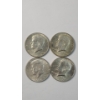 Image 1 : (4) Assorted Years/Mint Marks United States 40% Silver Kennedy Half Dollars - Face Value: $2.00