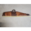 Image 1 : Vintage Leather Embossed Details Soft-Lined Zip-Up Rifle Case ~48in