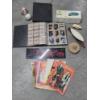 Image 1 : Vintage Collectables Including HOF Coin Bank, 2 Cleveland Indians Baseballs, Desert Storm Cards In B