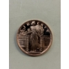 Image 1 : Walking Liberty .999 Fine One Troy Ounce Copper Coin - Mint Condition