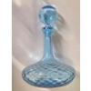 Image 2 : Excellent Condition Highly Collectable Ice Blue Vintage 13'' Quilted Design Viking Glass Decanter 
