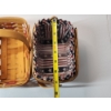 Image 7 : (2) Longaberger Baskets: One w/ American Fabric Liner & Plastic Separate Liner - Excellent Condition