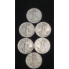 Image 1 : Assorted Years 90% Silver Walking Liberty Half Dollars - Face Value: $3.00
