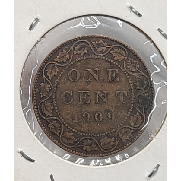 1909 Canadian Large Cent