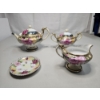 Image 4 : Gold Rimmed Nippon Tea Set (4pc) - Vintage Japanese Tea Set
