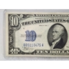 Image 2 : BEAUTIFUL 1934 United States $10 North Africa WWII Emergency Issue Silver Certificate 
