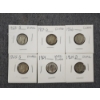 Image 1 : Six Assorted Better Dates 90% Silver Dimes ~ Various Dates & Conditions ~ Face Value $0.60 