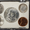 Image 3 : NICE United States 1960 Five Coin Set Featuring $0.85 in 90% Silver ~ A Great Set for Any Collector!