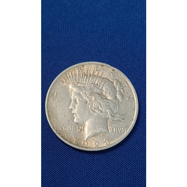 1923 90% Silver Peace Dollar 