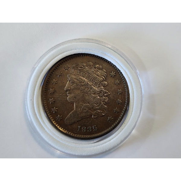 1835 United States Classic Head Half Cent - Nice Detail 