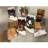 Image 1 : *Pick Up At Mantua Home-No Shipping Available* 3 Stockings - Watering Can Figurine - Sunglasses 