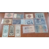 Image 1 : Large Lot of Assorted World Paper Currency Including Central Bank of China Custom Gold Units & More!