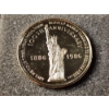 Image 4 : Miss Liberty 1986 100th Anniversary Statue of Liberty Coin in Case