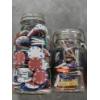 Image 4 : Vintage Glass Jars Filled With Collections Including Keys, Chips & Matchbooks 