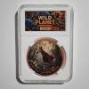Image 1 : Wild Planet Animal Coin Collection 1 Oz .999 Fine Copper Colorized Okapi Round in Slab Case