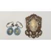 Image 1 : Lovely Cameo Earrings & Antique-style Cameo Brooch