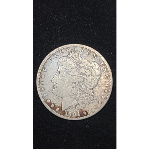 1901-S 90% Silver Morgan Dollar