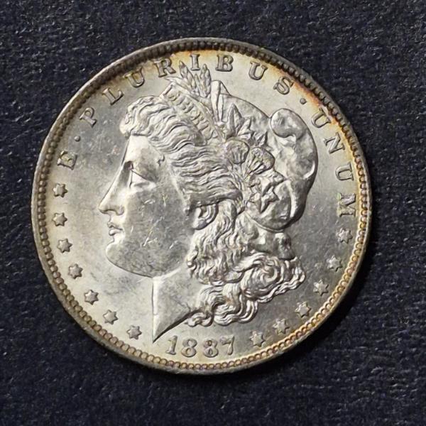 Hg 1887 O Morgan Silver Dollar - Gorgeous Appearance - See Pics