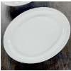 Image 2 : RESTAURANTEURS - Heavy Duty Porcelain Oval Serving Platters (7) & Oval Salad Serving Bowls (5)