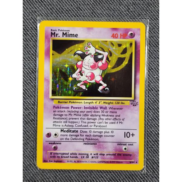 Mr. Mime 6/64 Jungle Holo NM Pokemon Trading Card