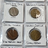 Image 6 : Two Binder Pages of Assorted Tokens/Medals: Gaming, Wooden Nickels, Commemoratives, & More! 