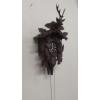 Image 4 : Vintage Made In Germany Wooden Cuckoo Clock  With Hunting Theme (Deer/Stag) - See Details