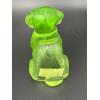 Image 6 : Degenhart Dogs - Apple Green - Uranium Glass with Beautiful Glow - Adorable Dog Figurine - ~2.5 inch