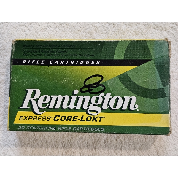 Remington Express Core-Lokt Centerfire Rifle Cartridges - 20 Cartridges