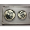Image 3 : 1964 Coin Set in Holder Ft. $0.75 Face Value in 90% Silver - Missing Dime