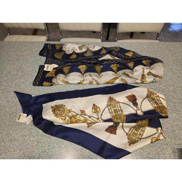 Two Gorgeous New Scarves With Tags, And Nice Zippered Wallet