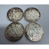 Image 4 : Four 1/10 Troy Ounce .999 Fine Silver Walking Liberty Design Coins- Incredible Condition!
