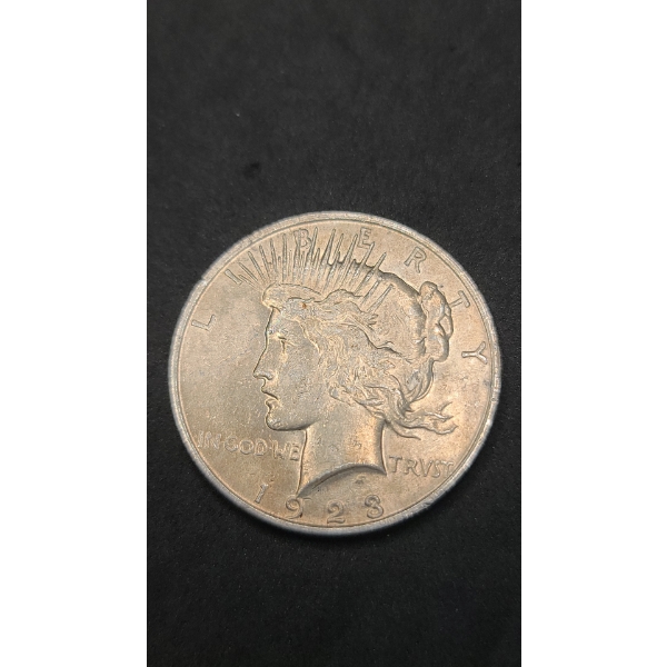1923 90% Silver Peace Dollar
