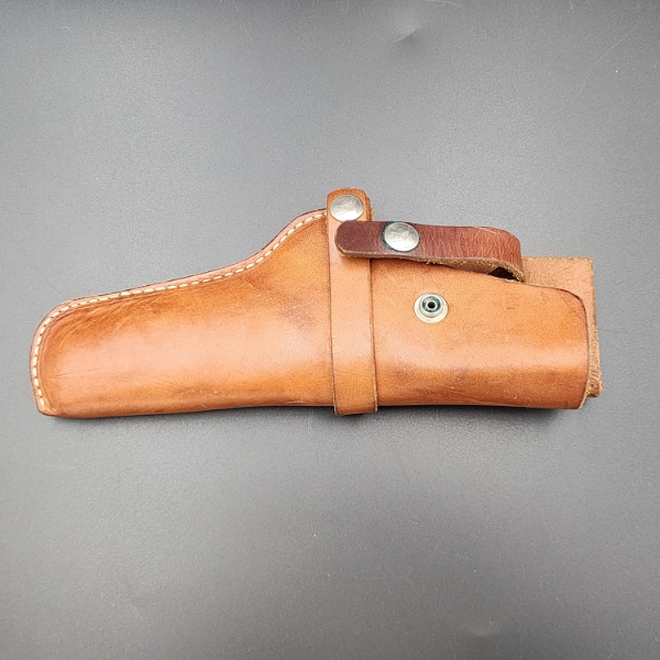 Vintage Hunter 110023 Brown Leather Snap-Off Belt Pistol Holster