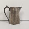 Image 1 : Vintage Monogrammed Higher Percentage Indian Silver Creamer Pitcher Stamped Silver 5" - 429.3 g